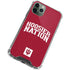 Indiana University Hoosier Nation iPhone 12 Pro Clear Case