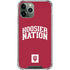 Indiana University Hoosier Nation iPhone 12 Pro Max Clear Case