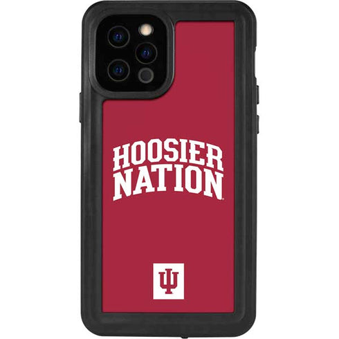 Indiana University Hoosier Nation iPhone 12 Pro Waterproof Case