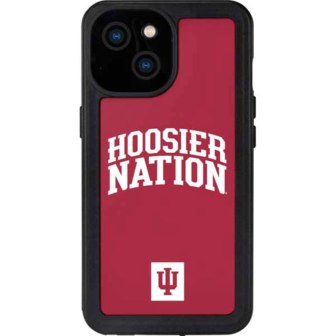 Indiana University Hoosier Nation iPhone 13 Mini Waterproof Case