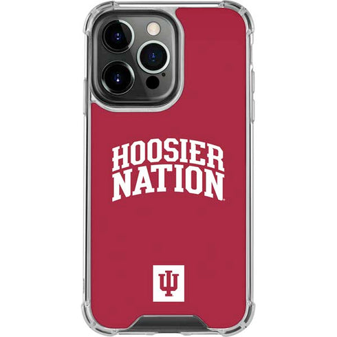 Indiana University Hoosier Nation iPhone 13 Pro Clear Case