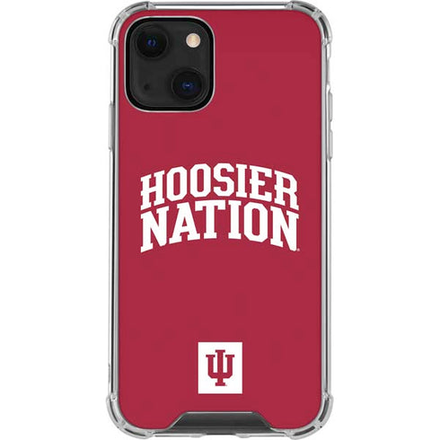 Indiana University Hoosier Nation iPhone 14 Plus Clear Case