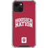 Indiana University Hoosier Nation iPhone 14 Plus Clear Case