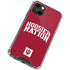 Indiana University Hoosier Nation iPhone 14 Plus Clear Case