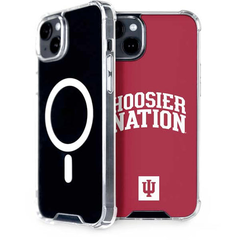 Indiana University Hoosier Nation iPhone 15 Plus MagSafe Case