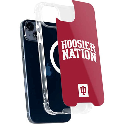 Indiana University Hoosier Nation iPhone 15 Plus MagSafe Case