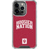 Indiana University Hoosier Nation iPhone 15 Pro Clear Case