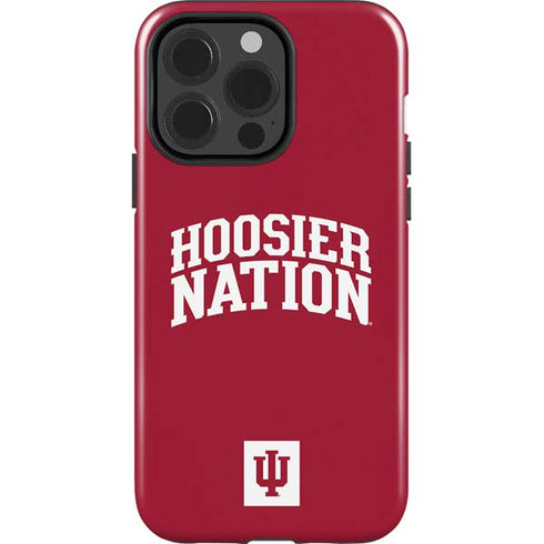 Indiana University Hoosier Nation iPhone 15 Pro Impact Case