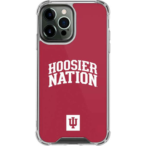 Indiana University Hoosier Nation iPhone 14 Pro Max Clear Case