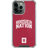 Indiana University Hoosier Nation iPhone 15 Pro Max Clear Case
