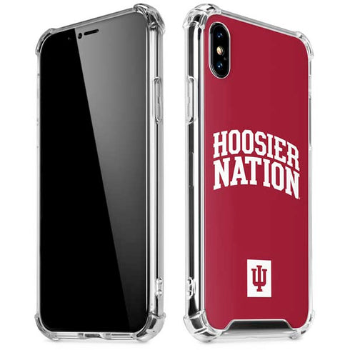 Indiana University Hoosier Nation iPhone XS Max Clear Case