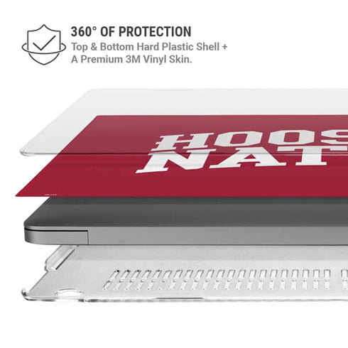 Indiana University Hoosier Nation MacBook Pro 16in (2021-25) Case plus Skin