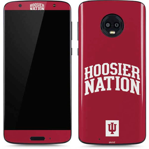 Indiana University Hoosier Nation Moto G6 Skin