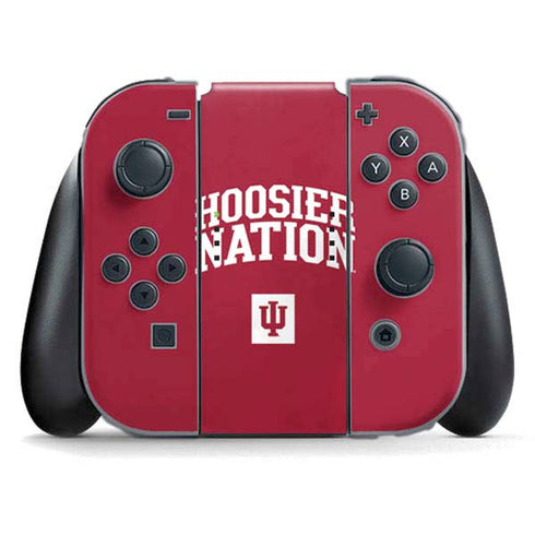 Indiana University Hoosier Nation Nintendo Switch (2017-2021) Joy-Con Controller Skin