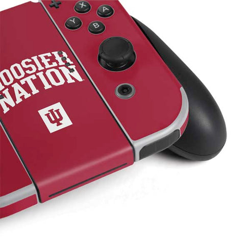 Indiana University Hoosier Nation Nintendo Switch OLED (2021) Skin