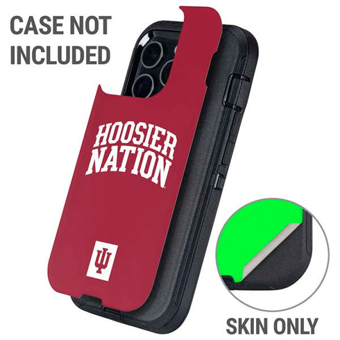 Indiana University Hoosier Nation Otterbox Defender iPhone Skin