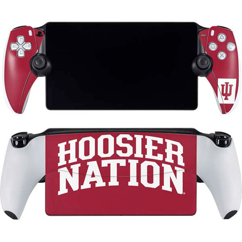 Indiana University Hoosier Nation PlayStation Portal Remote Player Skin