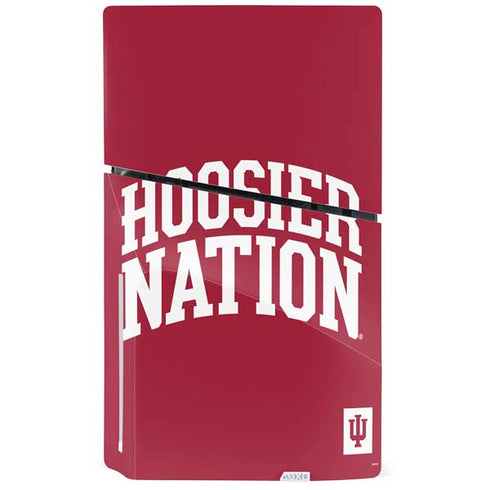 Indiana University Hoosier Nation PS5 Slim Disk Console Skin