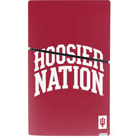 Indiana University Hoosier Nation PS5 Slim Digital Edition Bundle Skin