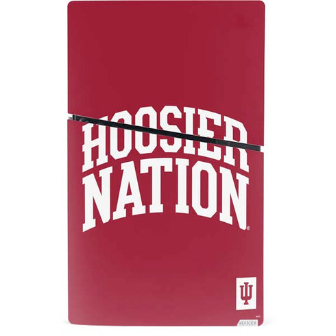 Indiana University Hoosier Nation PS5 Slim Digital Edition Console Skin