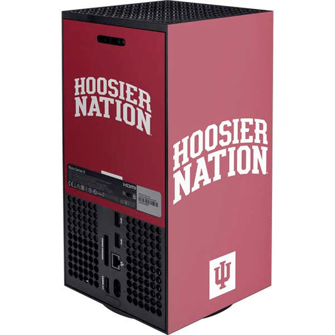 Indiana University Hoosier Nation Xbox Series X Console Skin