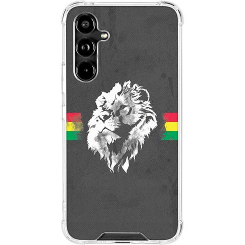 Horizontal Banner - Lion of Judah Galaxy A54 5G Clear Case