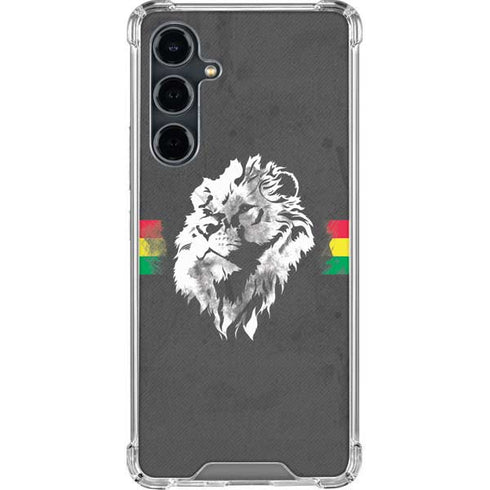 Horizontal Banner - Lion of Judah Galaxy S23 FE Clear Case