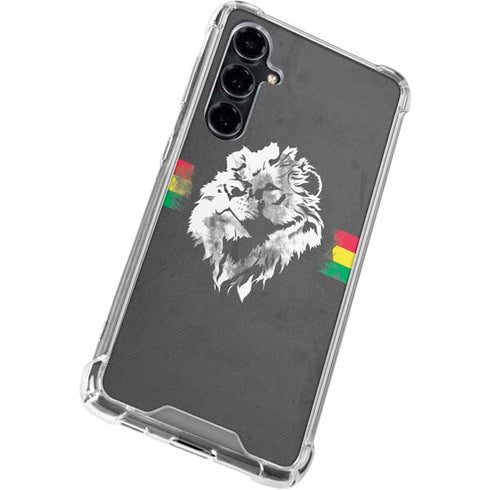 Horizontal Banner - Lion of Judah Galaxy S23 FE Clear Case