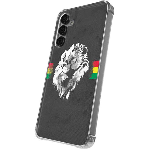 Horizontal Banner - Lion of Judah Galaxy S24 Plus Clear Case
