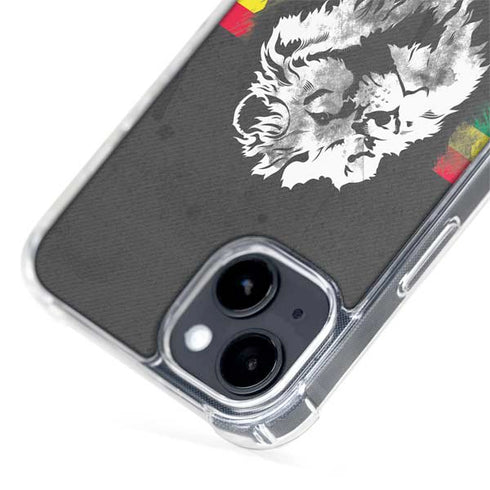 Horizontal Banner - Lion of Judah iPhone 15 Plus MagSafe Case