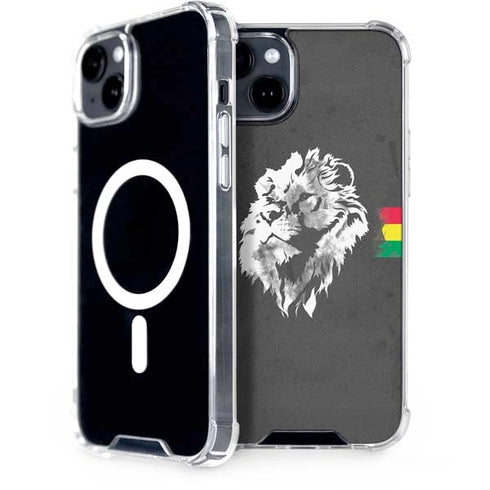 Horizontal Banner - Lion of Judah iPhone 15 Plus MagSafe Case