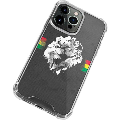 Horizontal Banner - Lion of Judah iPhone 15 Pro Clear Case
