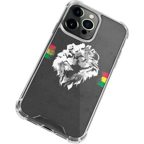Horizontal Banner - Lion of Judah iPhone 15 Pro Max Clear Case