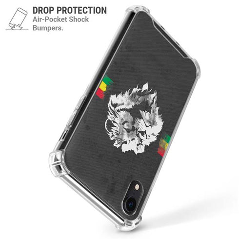 Horizontal Banner - Lion of Judah iPhone XR Clear Case