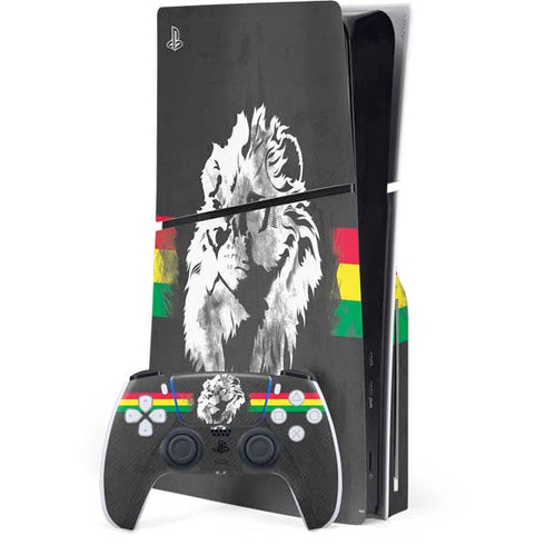 Horizontal Banner - Lion of Judah PS5 Slim Disk Bundle Skin