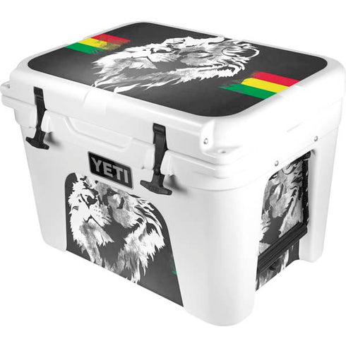 Horizontal Banner - Lion of Judah YETI Tundra 35 Hard Cooler Skin