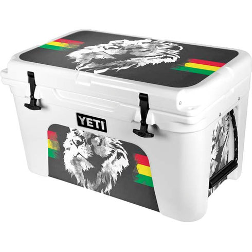Horizontal Banner - Lion of Judah YETI Tundra 45 Hard Cooler Skin