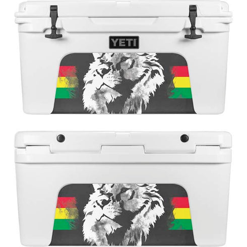 Horizontal Banner - Lion of Judah YETI Tundra 65 Hard Cooler Skin