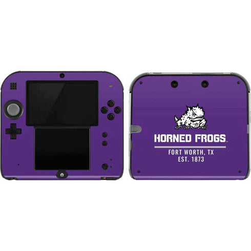 Horned Frogs Fort Worth Nintendo 2DS Skin