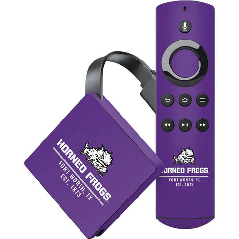 Horned Frogs Fort Worth Amazon Fire TV Skin