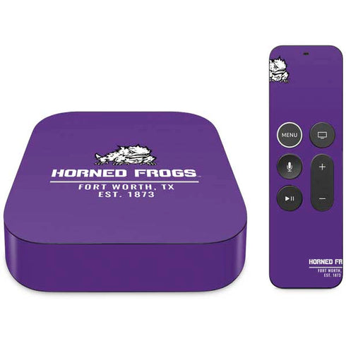 Texas Christian University Horned Frogs Fort Worth Apple TV Skin