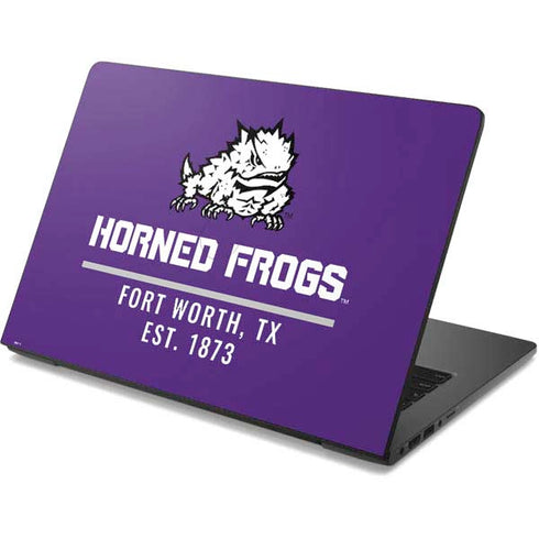Texas Christian University Horned Frogs Fort Worth Dell Chromebook Skin