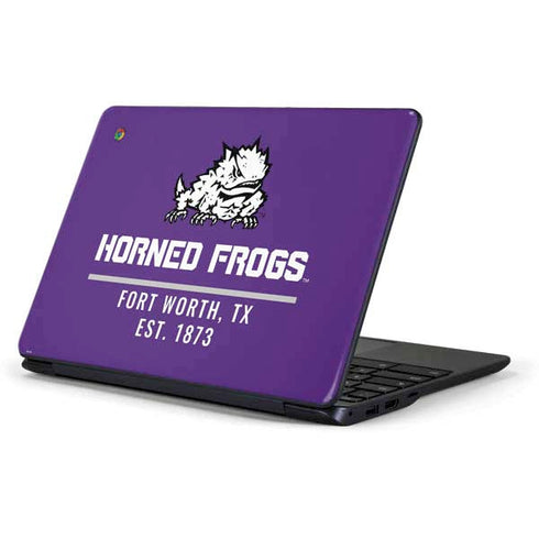 Texas Christian University Horned Frogs Fort Worth Samsung Chromebook Skin