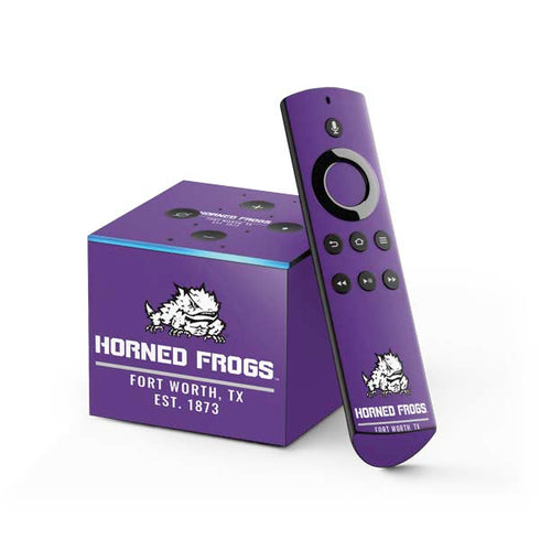 Horned Frogs Fort Worth Fire TV Cube Skin