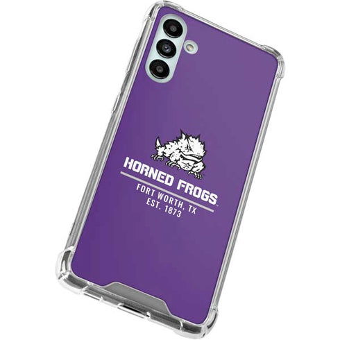Horned Frogs Fort Worth Galaxy A13 5G Clear Case