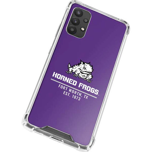 Horned Frogs Fort Worth Galaxy A32 5G Clear Case