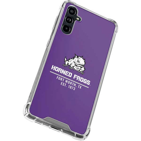 Texas Christian University Horned Frogs Fort Worth Galaxy A54 5G Clear Case