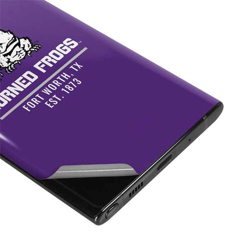 Horned Frogs Fort Worth Galaxy Note 10 Plus Skin