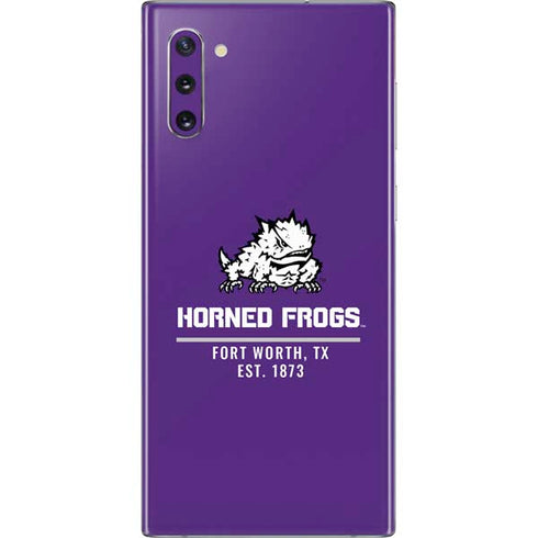 Horned Frogs Fort Worth Galaxy Note 10 Skin