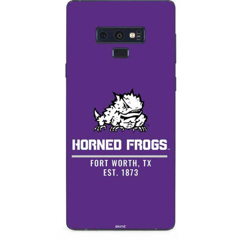 Horned Frogs Fort Worth Galaxy Note 9 Skin